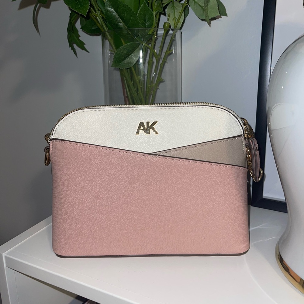 Anne Klein Small Pink color-block Crossbody